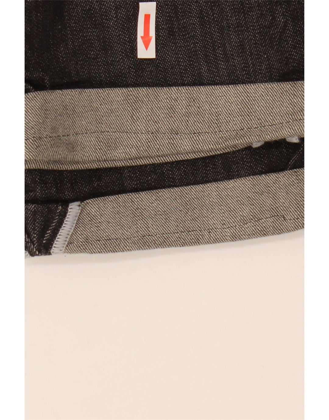 Calça jeans reta feminina Gas W31 L26 algodão preto