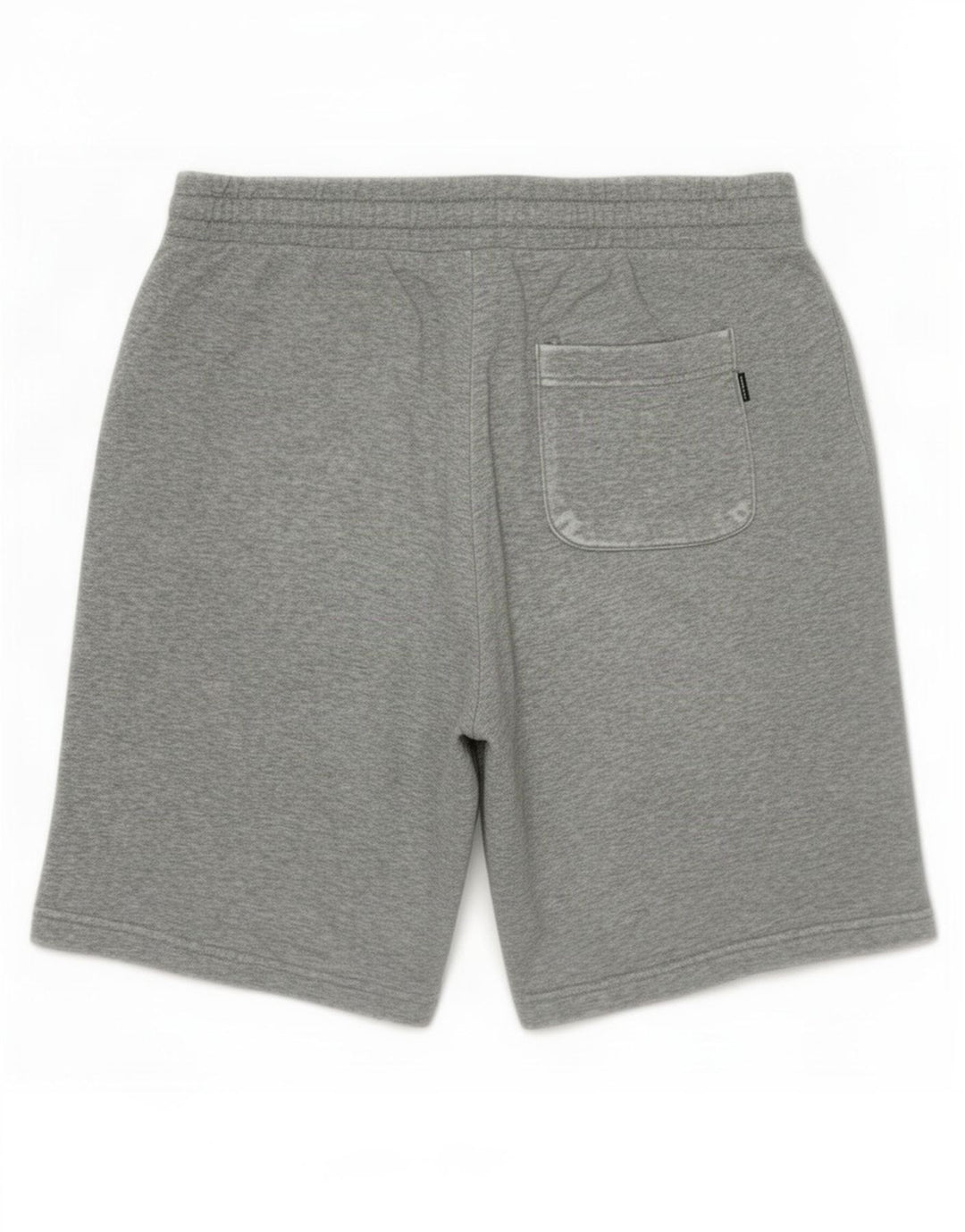 Shorts esportivos masculinos Converse algodão manchado cinza médio