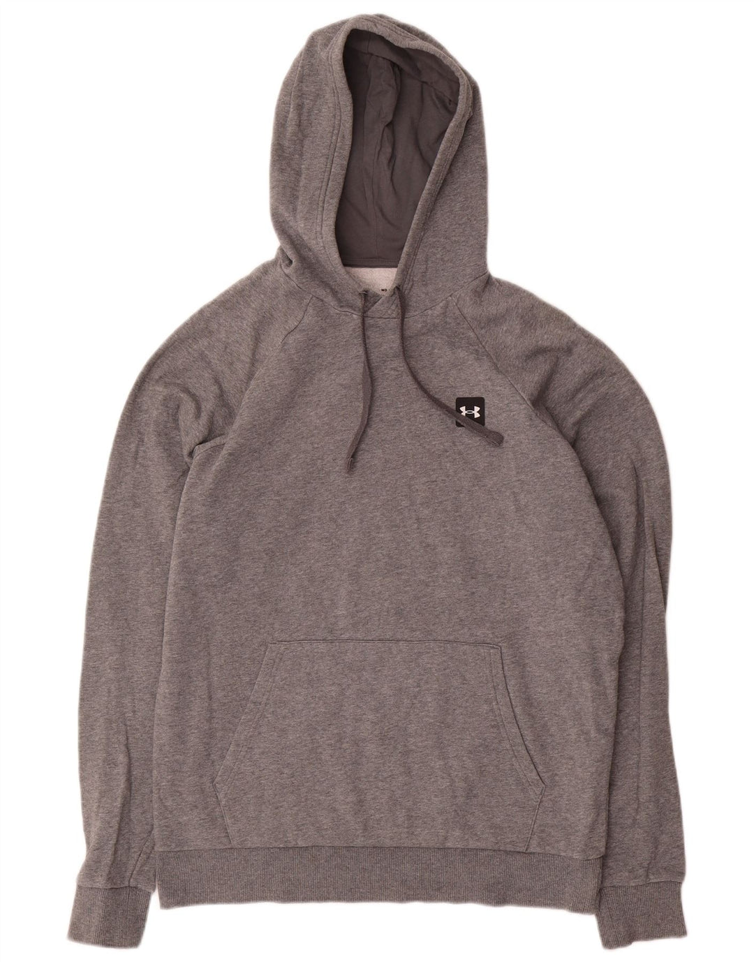 Under Armour Mens Cold Gear Hoodie Jumper Médio Algodão Cinza