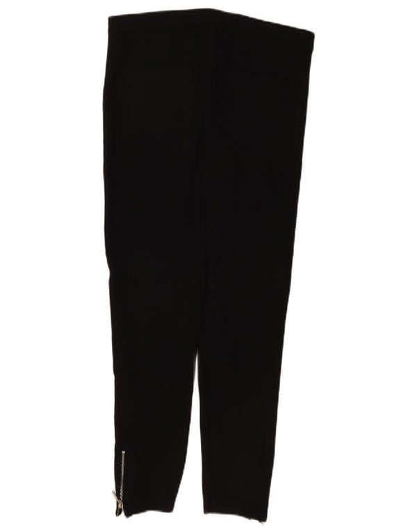 Calça cropped feminina Topshop UK 12 médio W30 L25 preta viscose