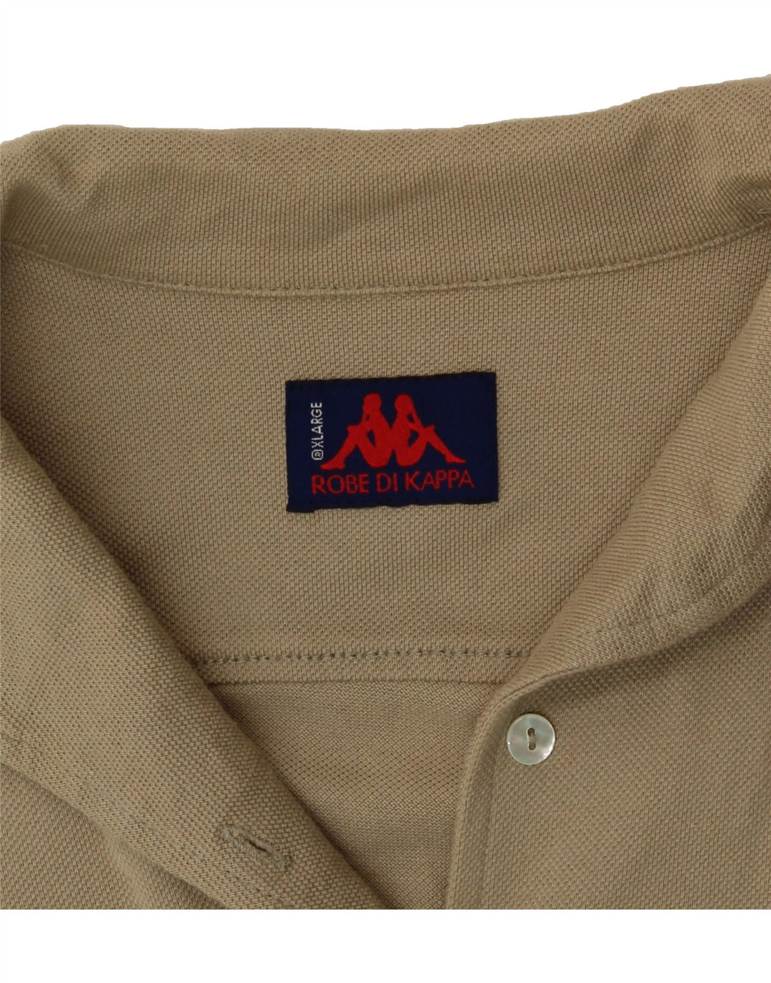 KAPPA Womens Sleeveless Shirt Blouse UK 18 XL Beige Vintage Kappa and Second-Hand Kappa from Messina Hembry 