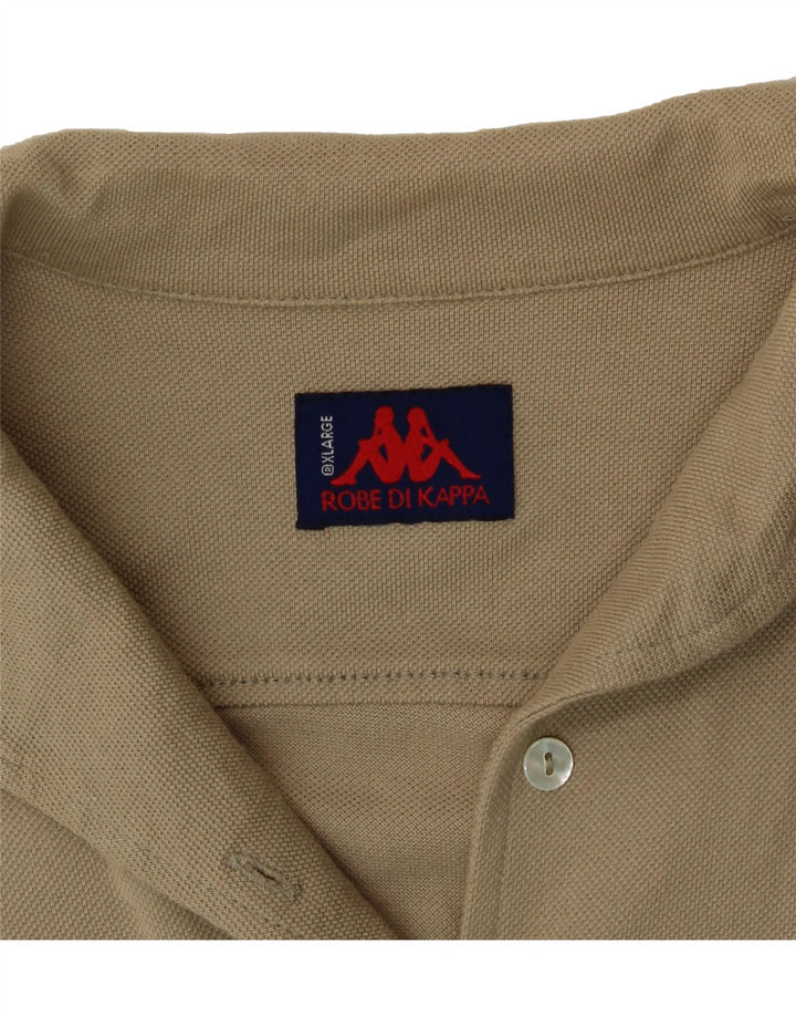KAPPA Womens Sleeveless Shirt Blouse UK 18 XL Beige Vintage Kappa and Second-Hand Kappa from Messina Hembry 