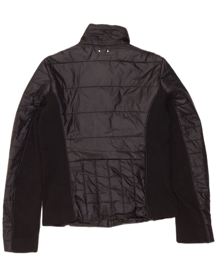 Jaqueta Calvin Klein Jeans Feminina Oversized Acolchoada UK 10 Pequena Preta