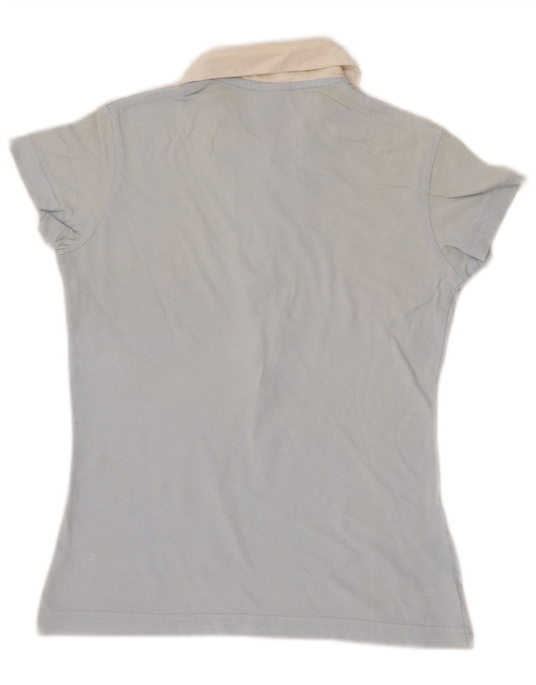 Camisa polo feminina NIKE Reino Unido 10/12 médio azul colorblock