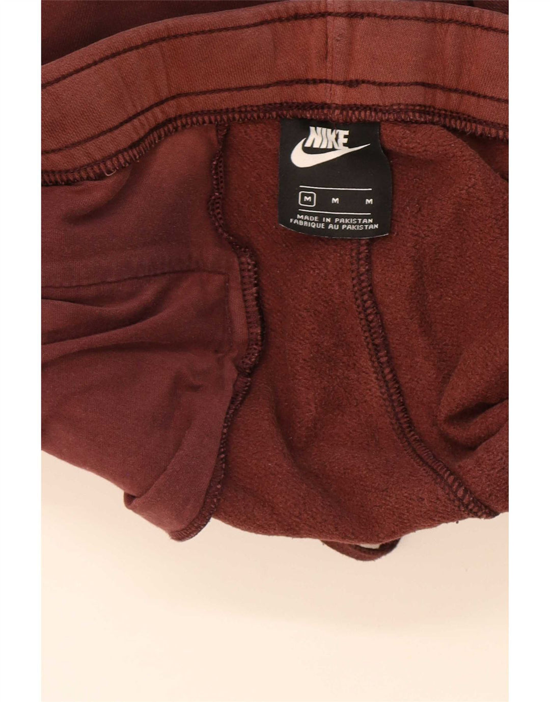 Calça de treino masculina Nike joggers médio marrom algodão