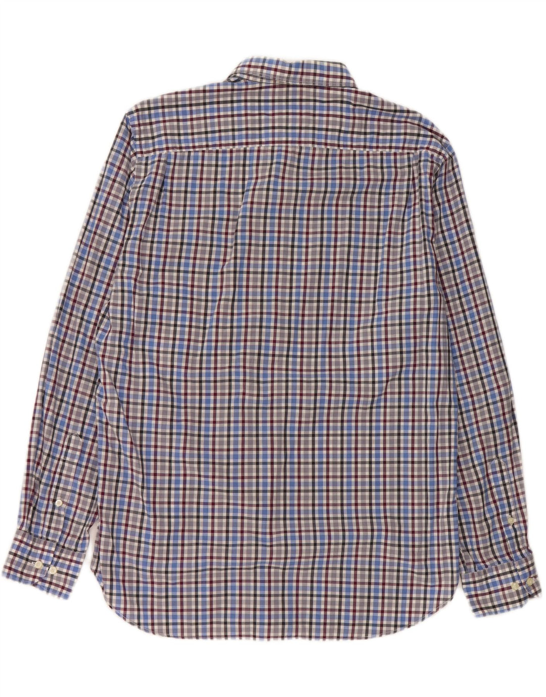 Camisa masculina Massimo Dutti grande xadrez azul