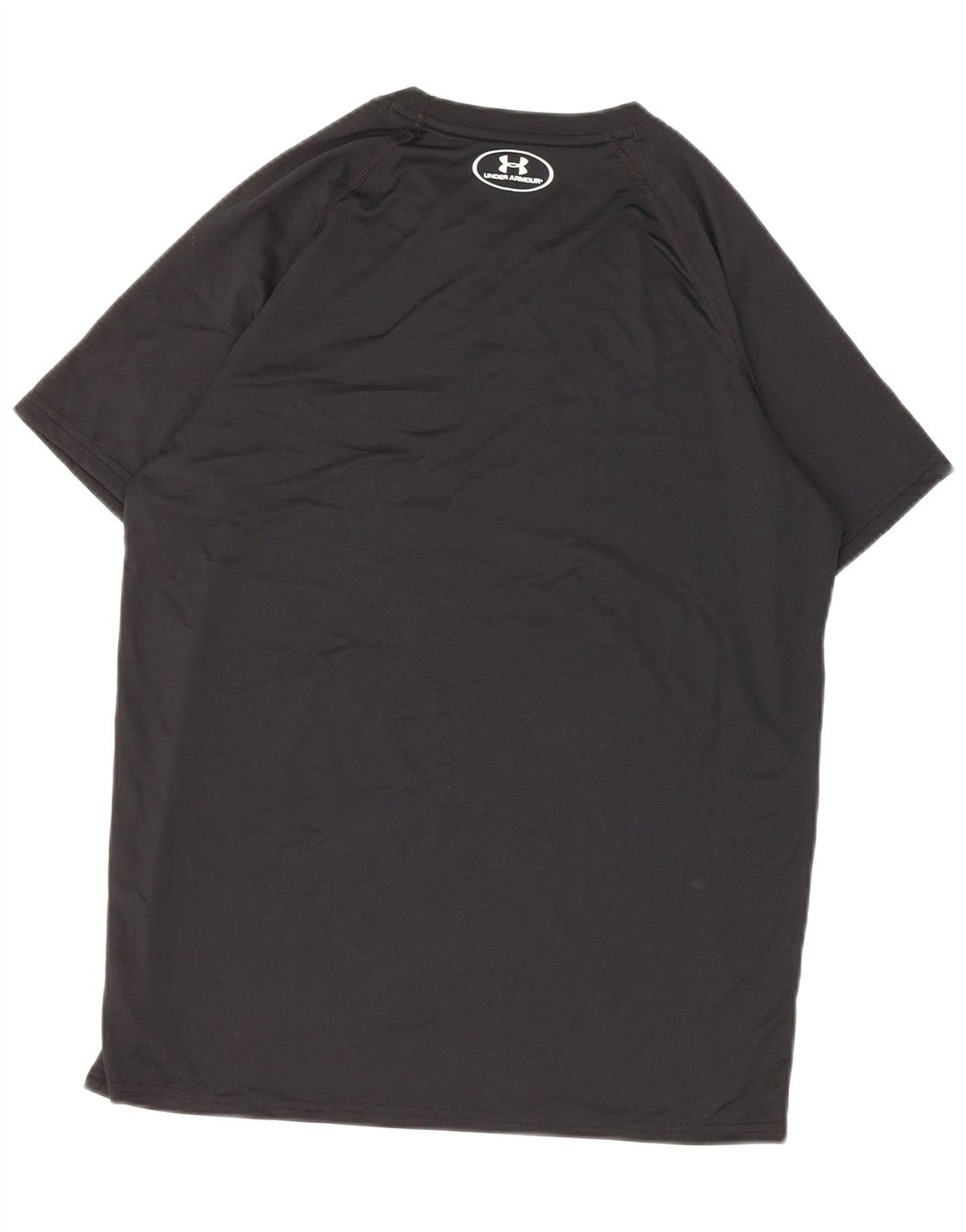 Under Armour Camiseta Masculina Heat Gear Top Pequeno Poliéster Preto