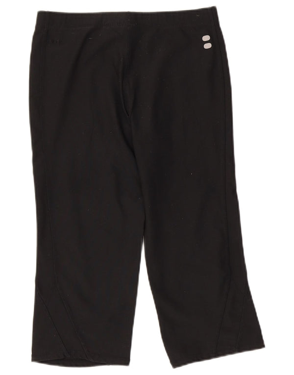 Leggings Nike Capri Femininas UK 10/12 Médio Preto Poliéster