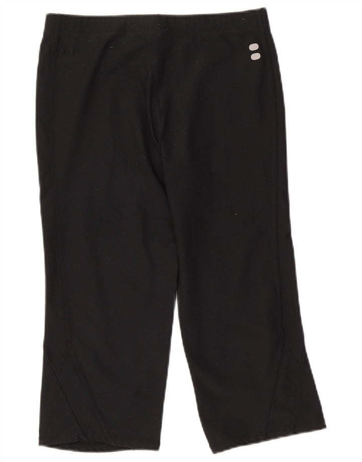 Leggings Nike Capri Femininas UK 10/12 Médio Preto Poliéster