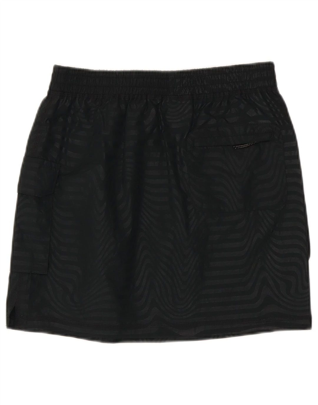 Saia Cargo Feminina Converse Pequena W27 Nylon Listrado Preto