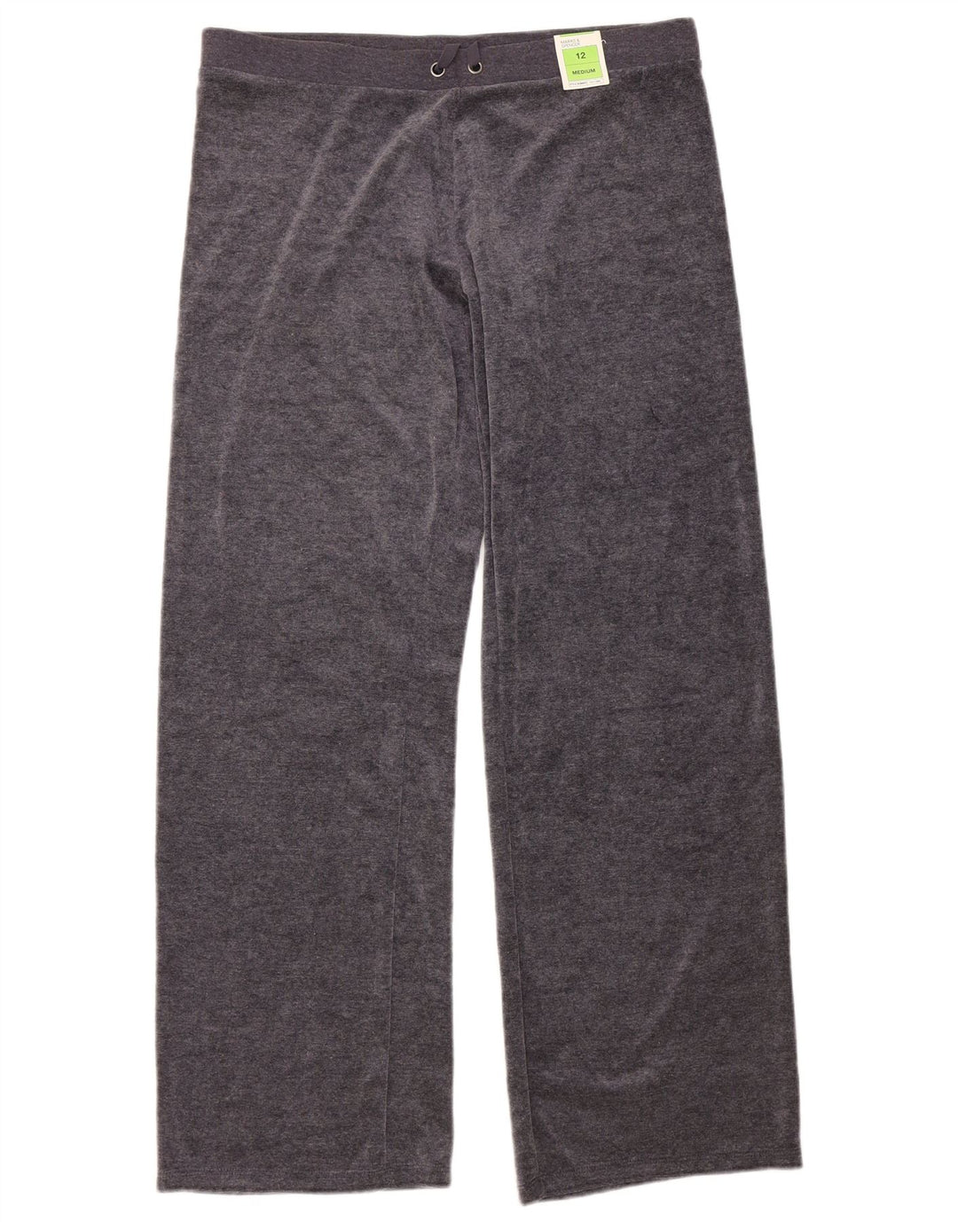 Calça de treino feminina Marks & Spencer UK 12 médio W30 L30 cinza