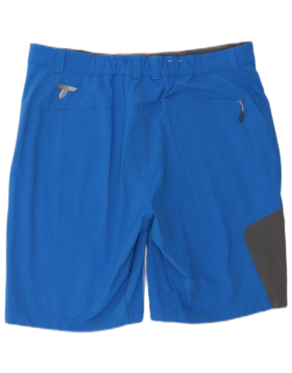 Shorts Columbia Masculino Titanium Cargo W36 Grande Colourblock Azul Nylon