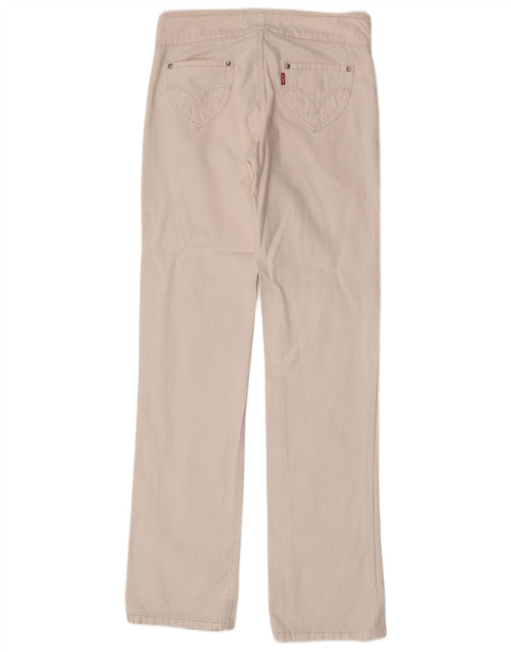 Calça jeans reta Billie May feminina Levi's W28 L33 branca