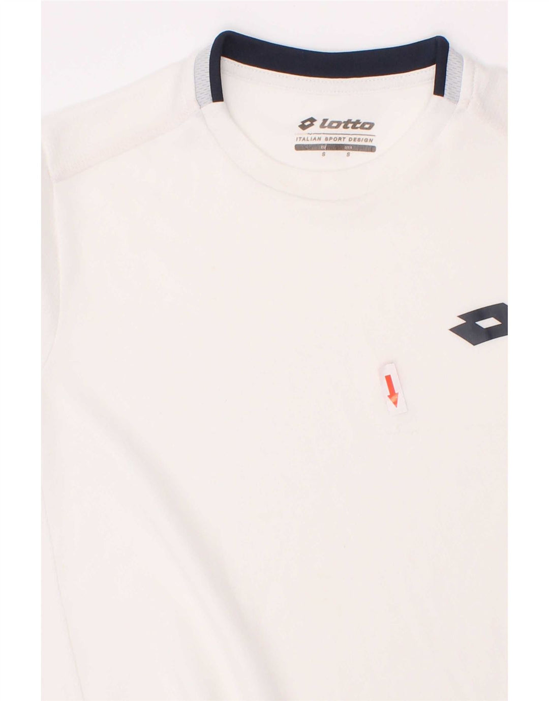 Camiseta feminina Lotto UK 8 pequena branca