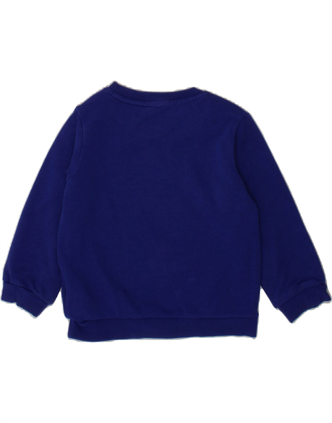 ADIDAS Baby Boys Graphic Sweatshirt Jumper 9-12 Months Navy Blue Cotton Vintage Adidas and Second-Hand Adidas from Messina Hembry 