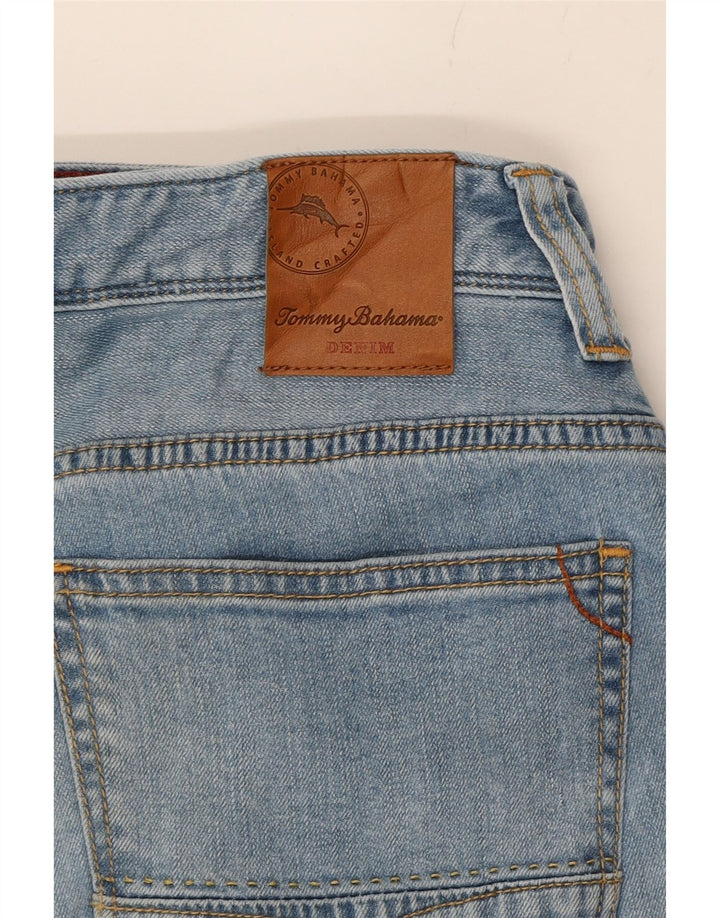 TOMMY BAHAMA Womens Denim Straight Jeans W33 L32 Blue Cotton Vintage Tommy Bahama and Second-Hand Tommy Bahama from Messina Hembry 