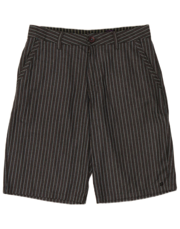 Shorts Chino Masculino Rip Curl W32 Poliéster Listrado Cinza Médio
