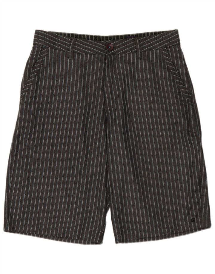 Shorts Chino Masculino Rip Curl W32 Poliéster Listrado Cinza Médio
