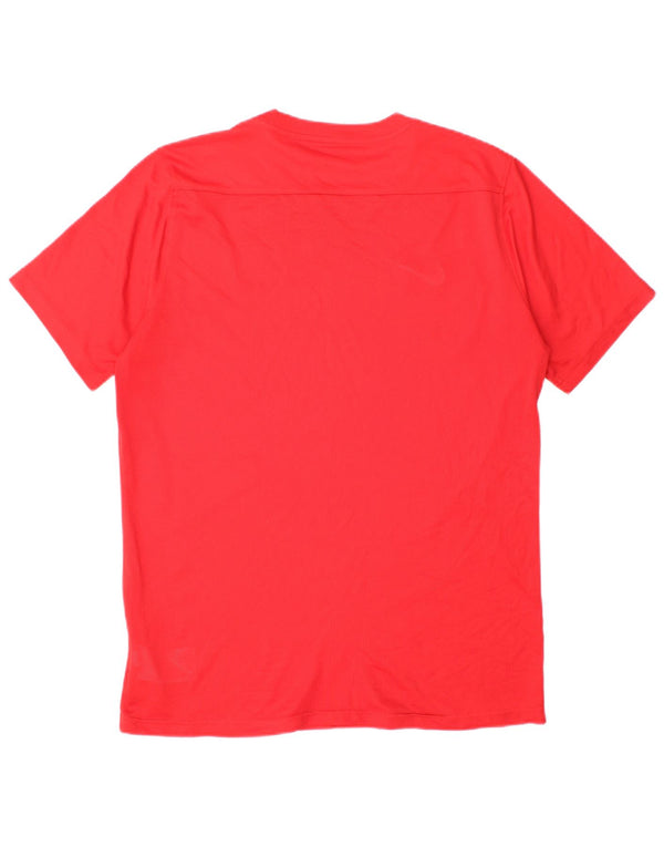 Camiseta Nike Masculina Dri Fit Top Grande Poliéster Vermelho