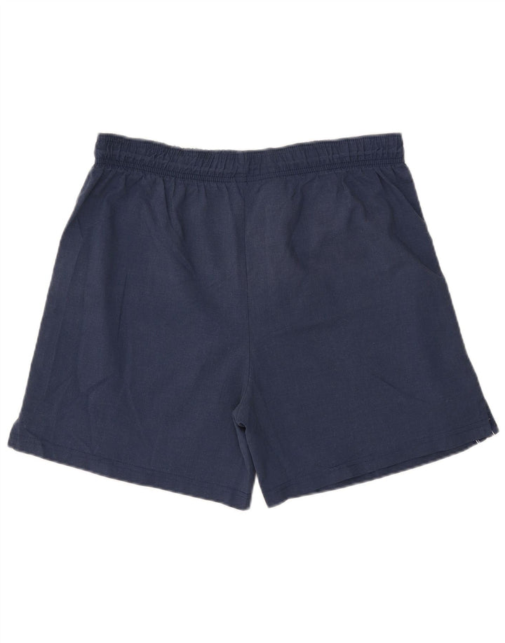 Shorts esportivos gráficos masculinos Champion XL azul marinho poliéster