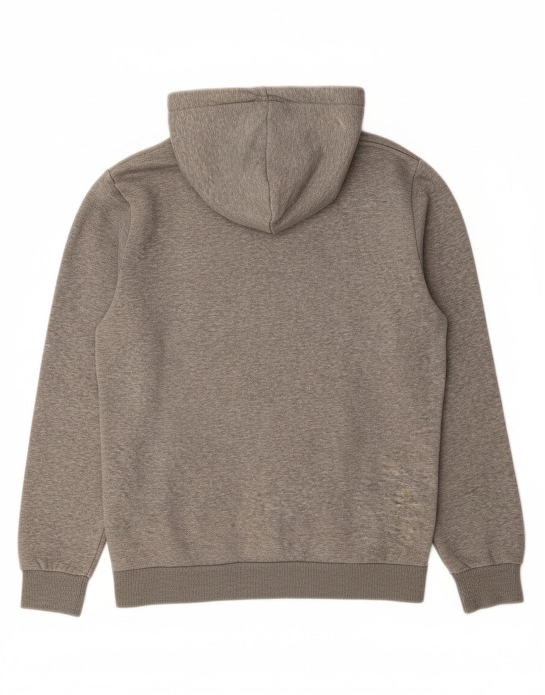 PUMA Mens Graphic Hoodie Jumper Médio Algodão Cinza
