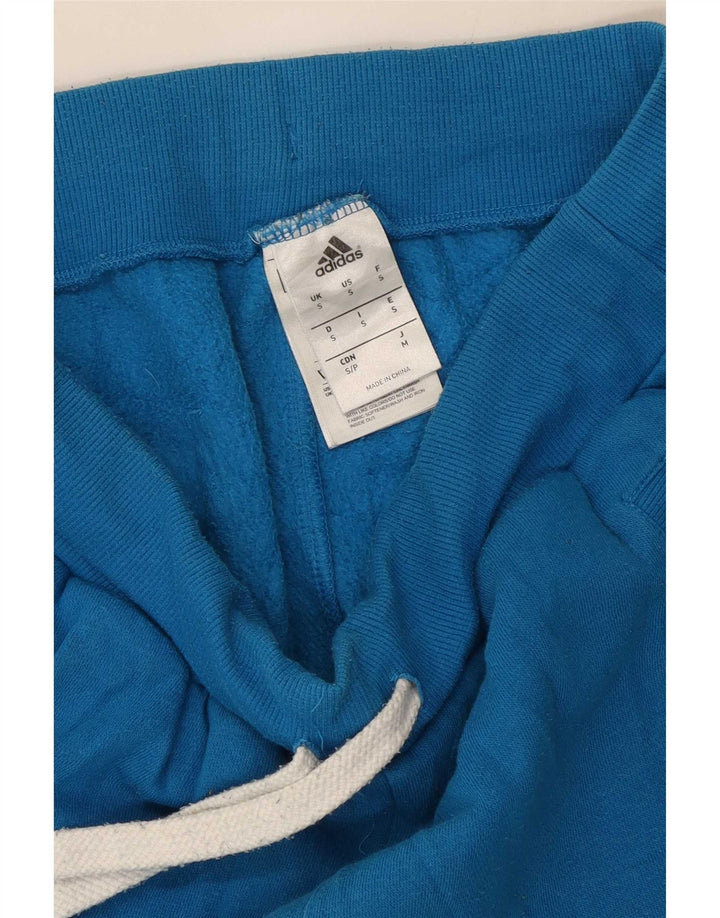 Adidas Mens Treino Calças Joggers Pequeno Azul Algodão