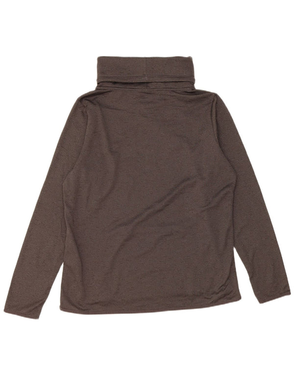 Under Armour feminino Cold Gear moletom gráfico jumper UK 16 grande cinza