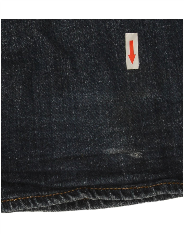 Calça jeans feminina Hobbs Bootcut UK 12 médio W32 L32 azul marinho algodão