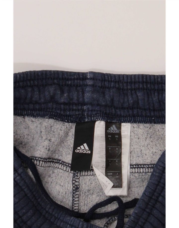 Adidas Mens Treino Calças Joggers Pequeno Poliéster Azul Marinho