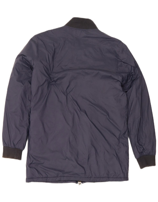 Jaqueta acolchoada masculina Barbour UK 36 pequena poliamida azul marinho Colourblock