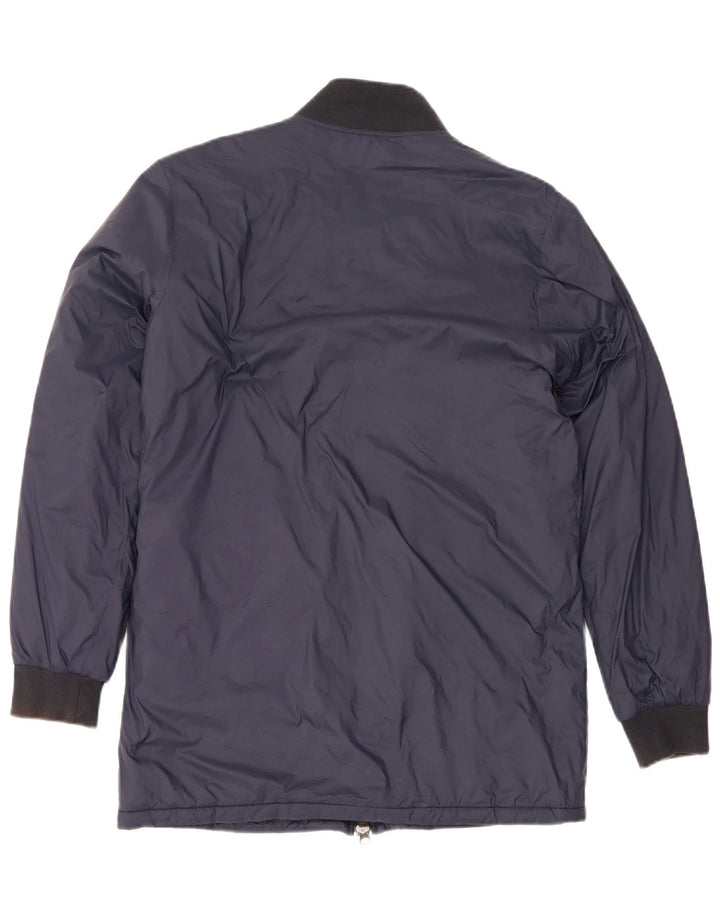 Jaqueta acolchoada masculina Barbour UK 36 pequena poliamida azul marinho Colourblock