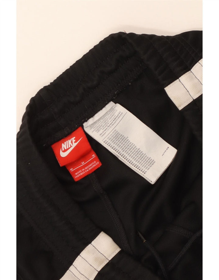 Calça de treino masculina Nike Joggers médio preto colorblock poliéster