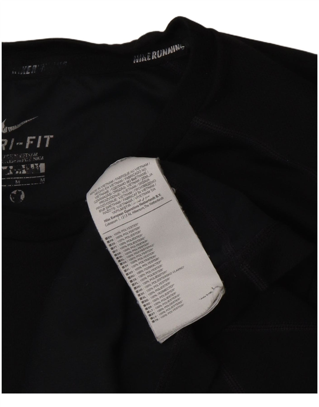 Camiseta Nike Masculina Dri Fit Top Médio Poliéster Preto