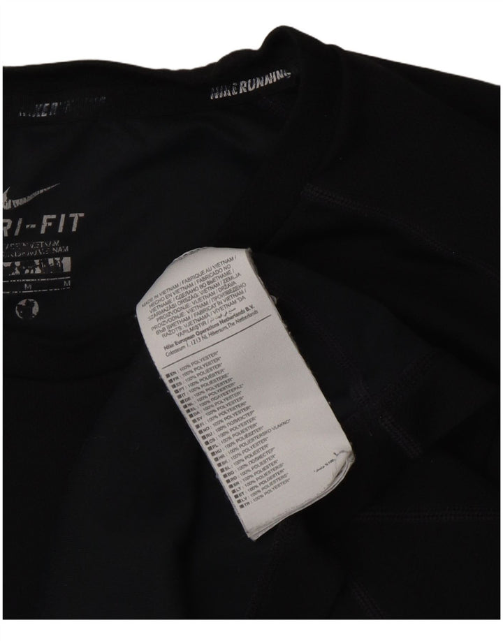 Camiseta Nike Masculina Dri Fit Top Médio Poliéster Preto