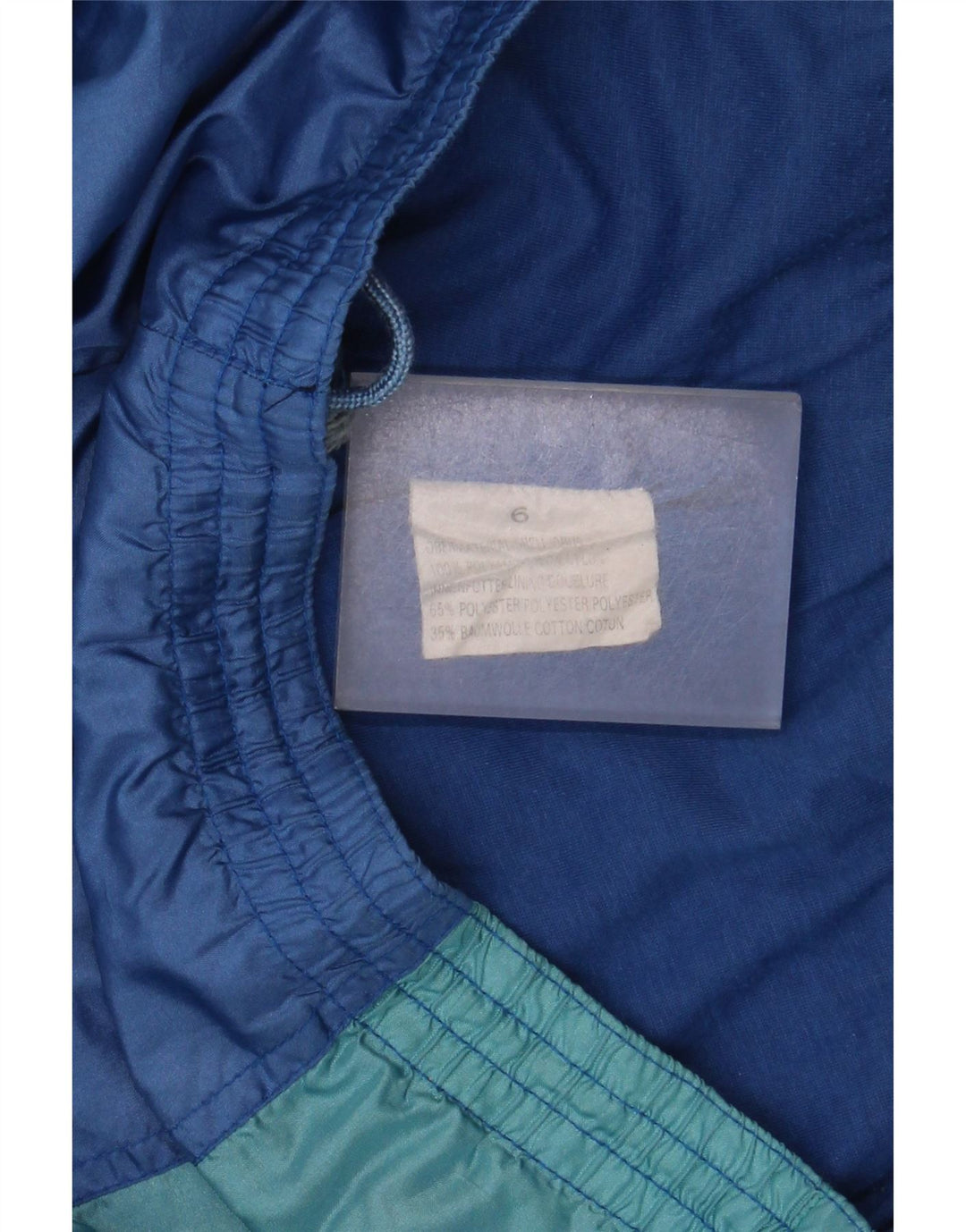 Calça de treino masculina Erima Joggers grande azul colorblock poliamida
