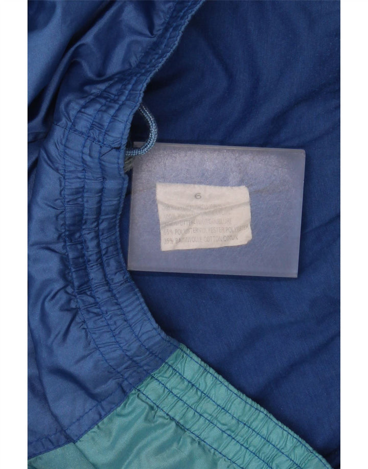 Calça de treino masculina Erima Joggers grande azul colorblock poliamida