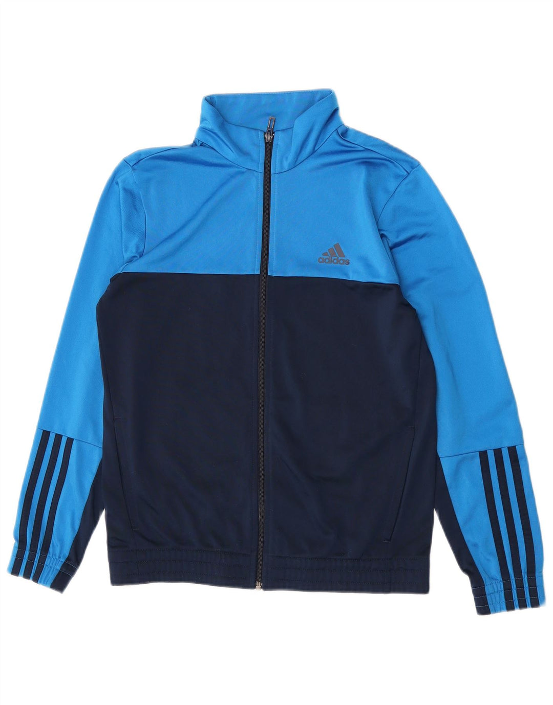 Jaqueta Adidas Meninos Treino Top 13-14 Anos Azul Colorblock