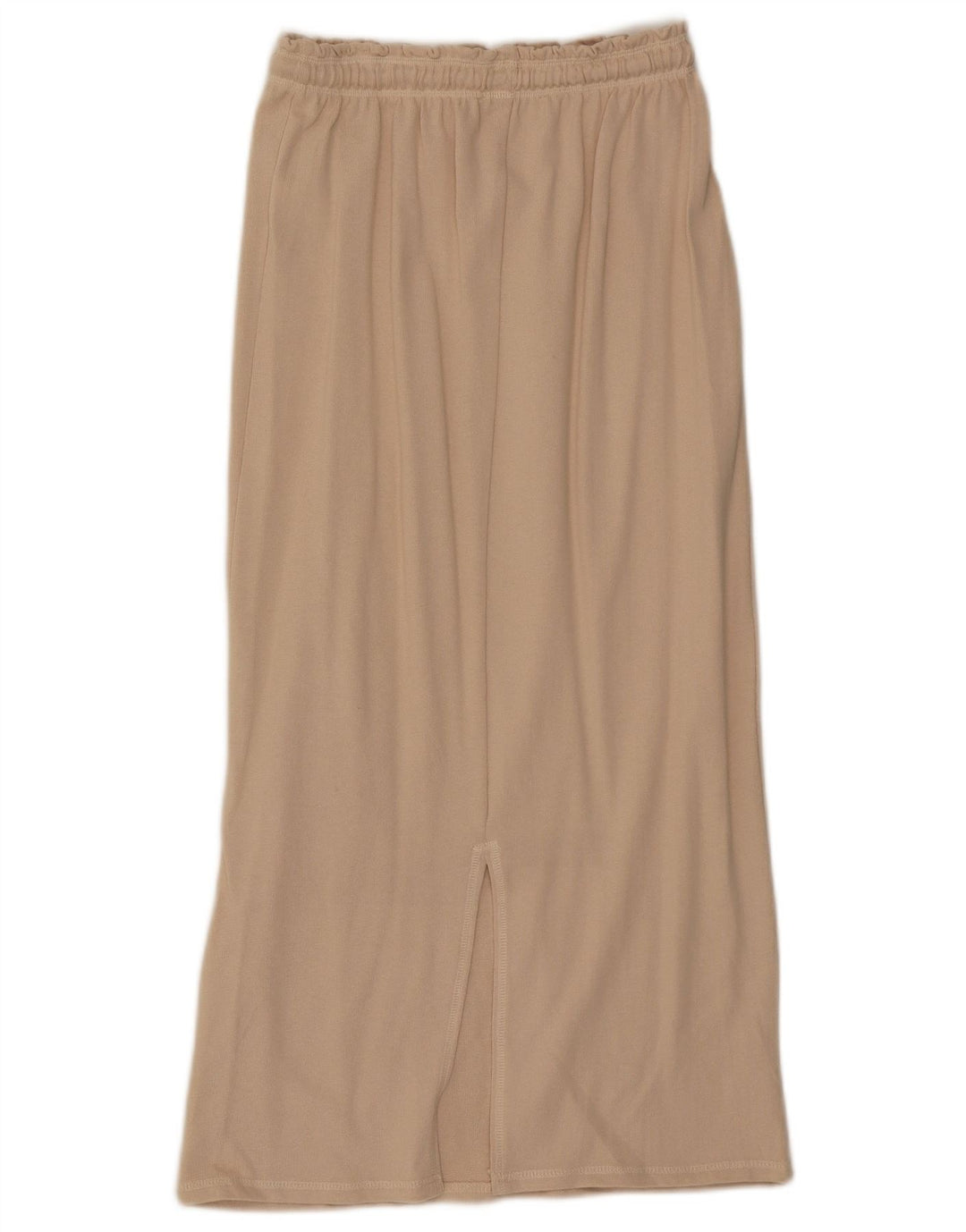 Saia midi feminina Zara pequena W26 algodão bege