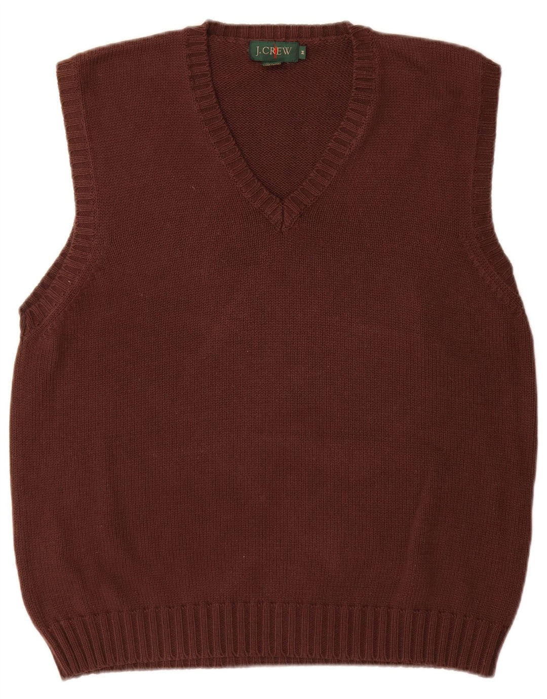 J. Crew Camiseta regata masculina de algodão marrom médio