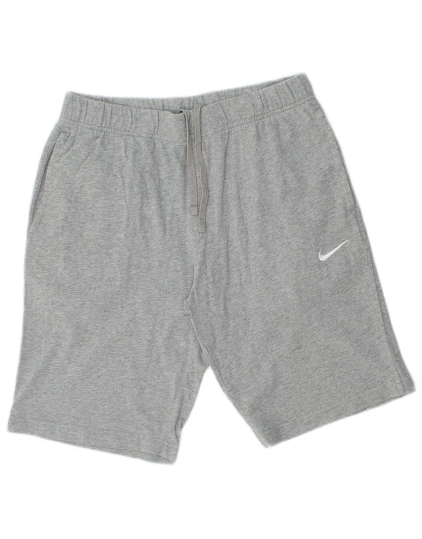 Shorts esportivos masculinos Nike cinza médio