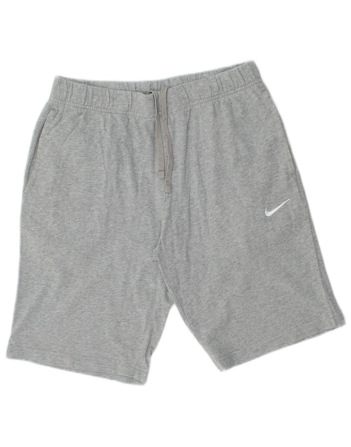 Shorts esportivos masculinos Nike cinza médio
