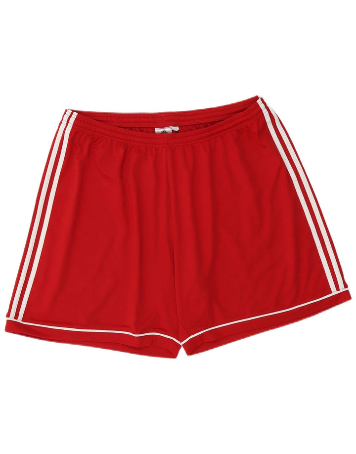 Adidas Masculino Climalite Sport Shorts 2XL Poliéster Vermelho