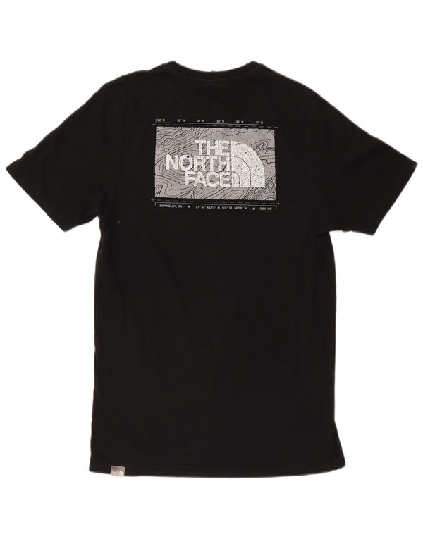 Camiseta gráfica masculina The North Face XS algodão preto