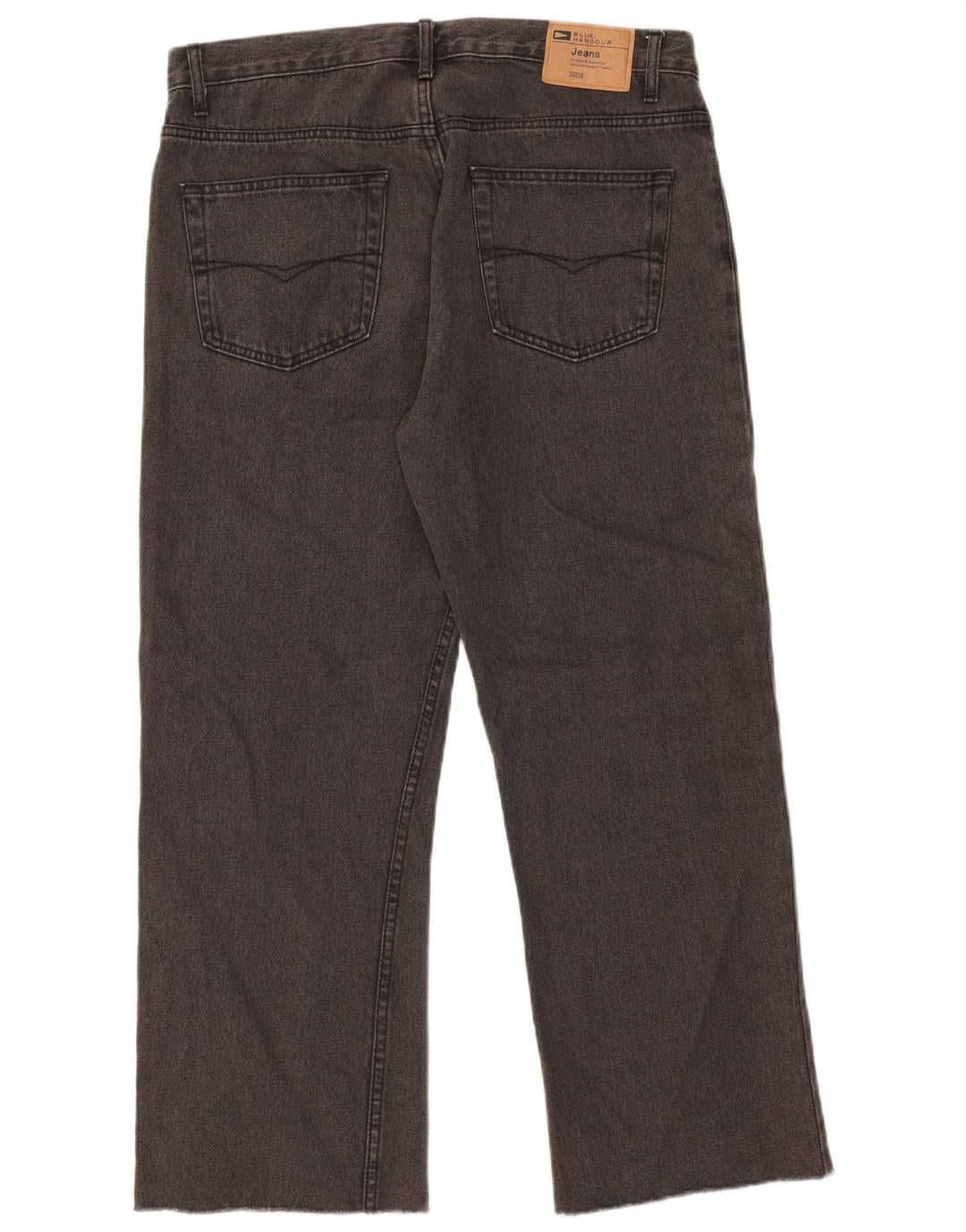 Jeans Marks & Spencer Masculino Blue Harbor Straight W34 L26 Algodão Cinza