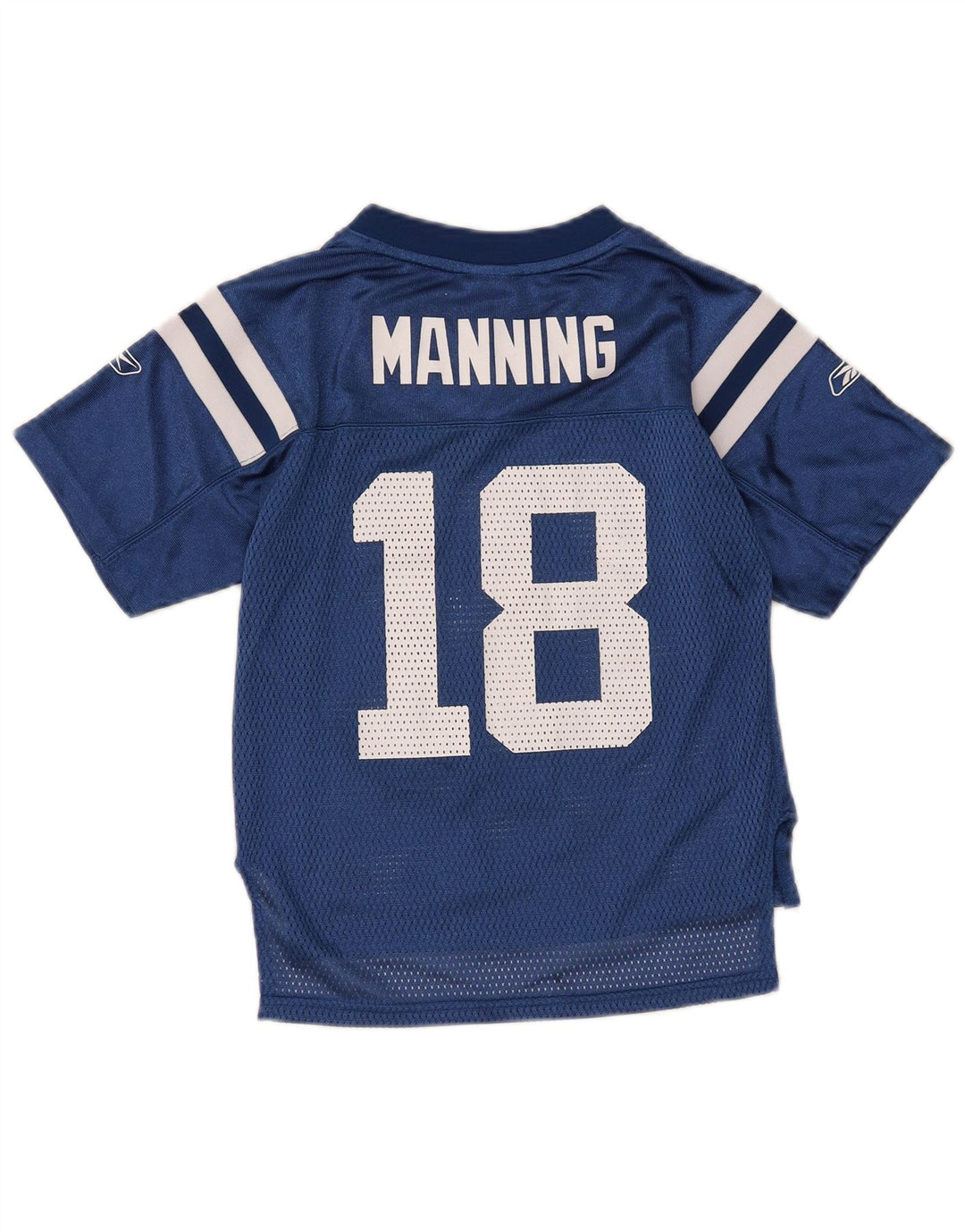 Reebok Boys NFL Graphic Jersey Top 5-6 anos médio azul marinho colorblock