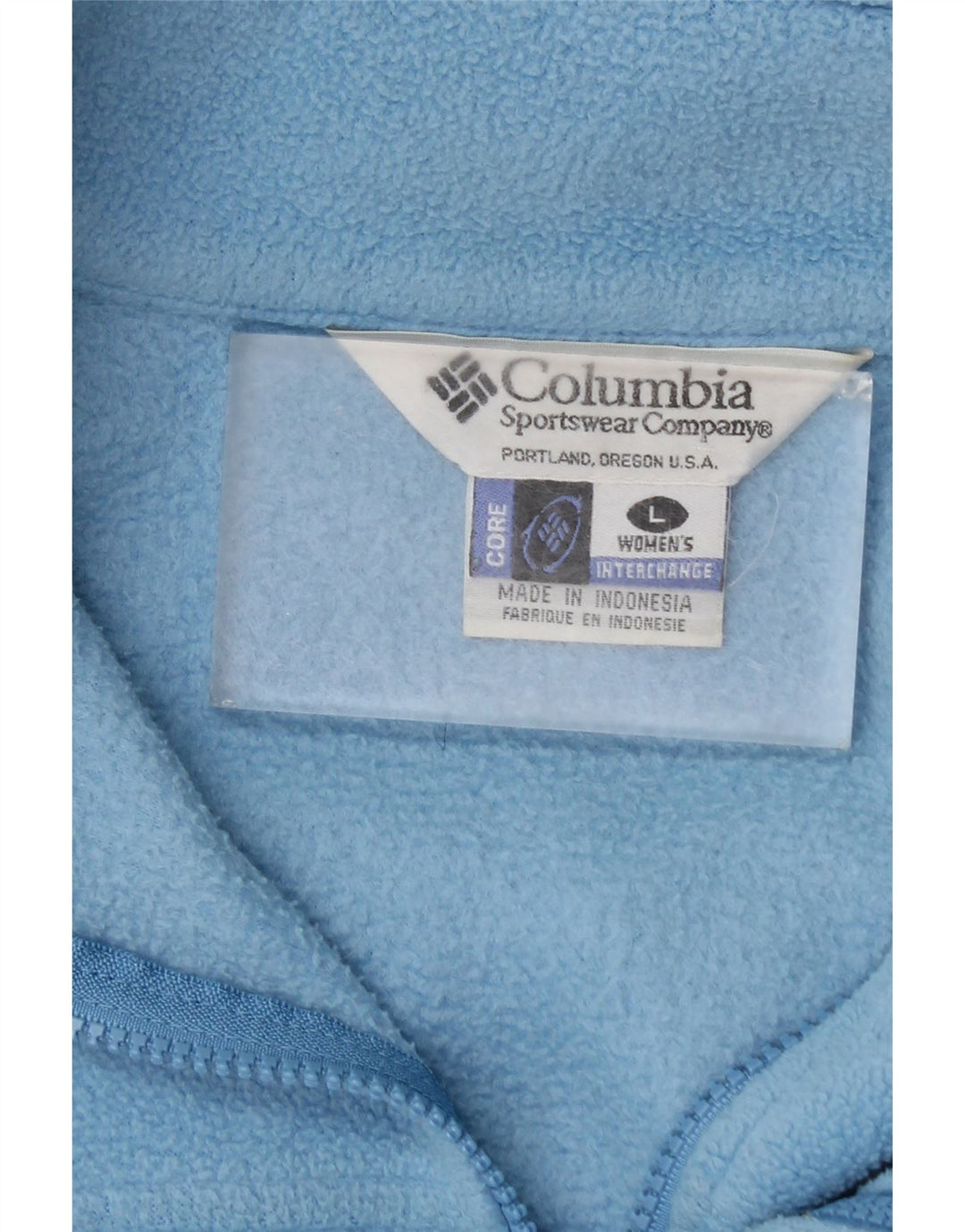 Jaqueta de lã feminina Columbia UK 16 grande azul