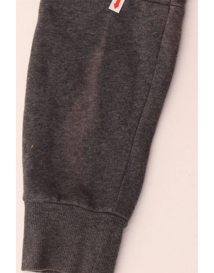 ADIDAS Meninas Graphic Sweatshirt Jumper 11-12 Anos Cinza Algodão