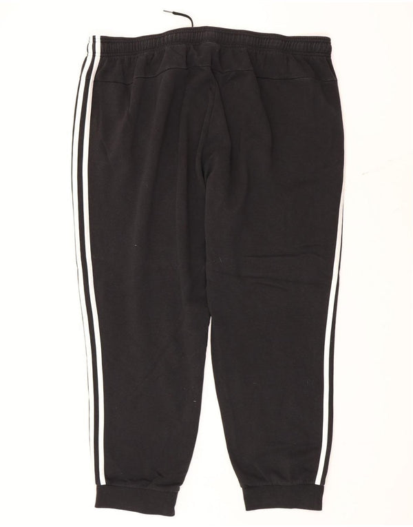Adidas Mens Treino Calças Joggers 3XL Algodão Preto