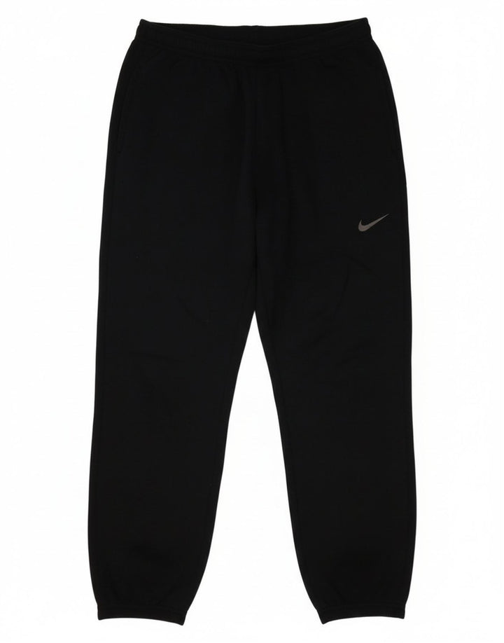 Nike Mens Dri Fit Calças de treino Joggers Médio Preto Poliéster