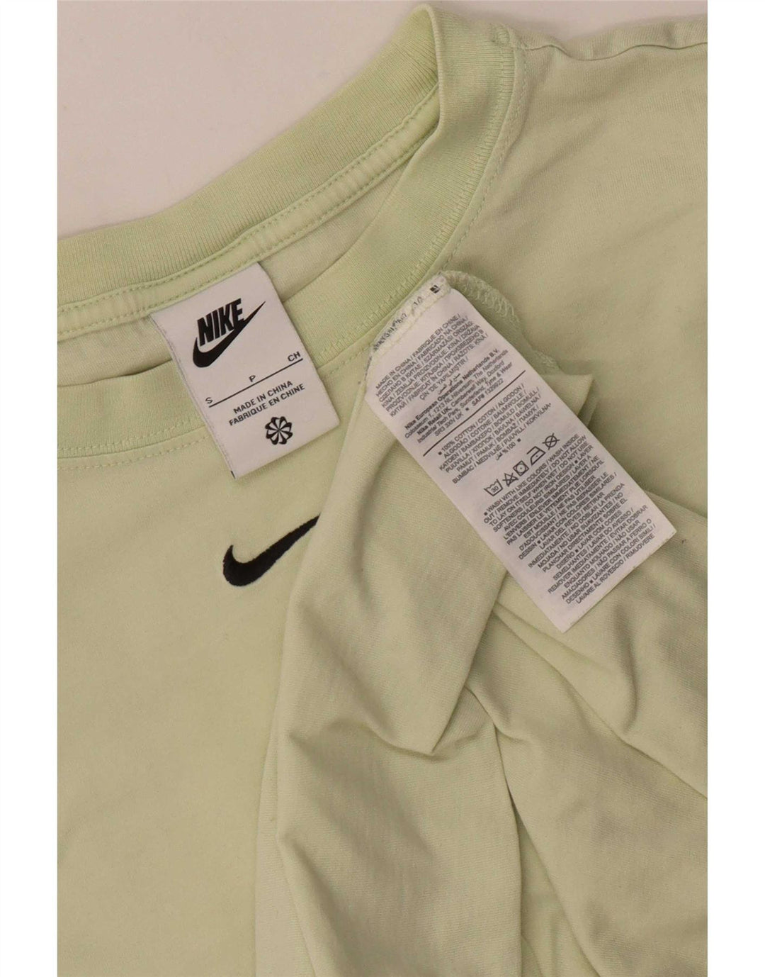 Camiseta masculina Nike Top pequeno algodão verde
